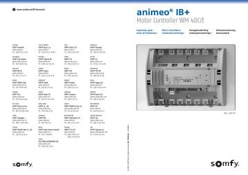 animeoÂ® IB+ - Somfy