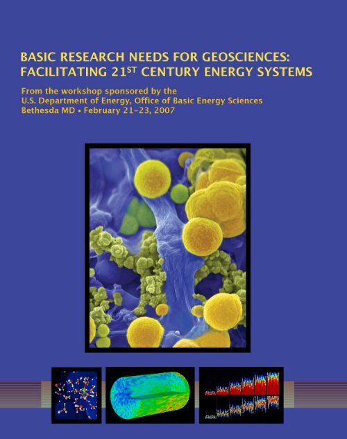 Basic Research Needs for Geosciences - Energetics Meetings and ...