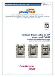 Tubos de PP vs PVC-U - Plomyplas