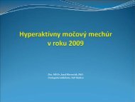 Doc. MUDr. Jozef MarenÄÃ¡k, PhD urolog. odd. NsP Skalica