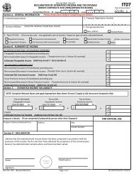 DECLARATION OF ESTIMATED INCOME AND TAX PAYABLE