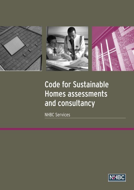 Code for Sustainable Homes brochure - NHBC Home