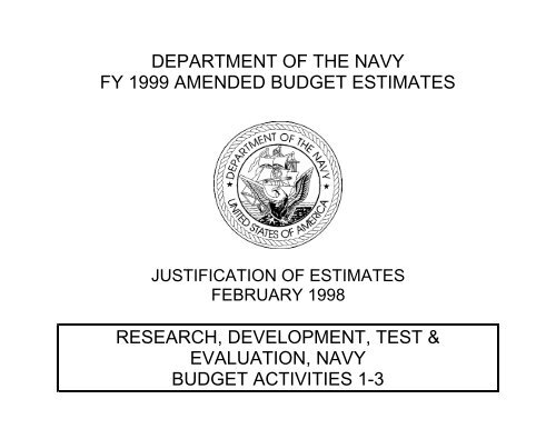 BAs 1-3 - Science and Technology - The US Navy