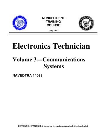 Electronics Technician Volume 3 - Historic Naval Ships Visitors Guide