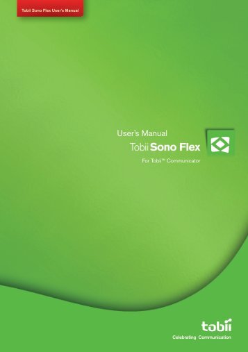 Sono Flex User's Manual for Tobii Communicator