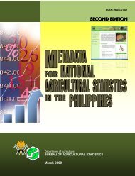 Metadata - Philippines Bureau of Agricultural Statistics