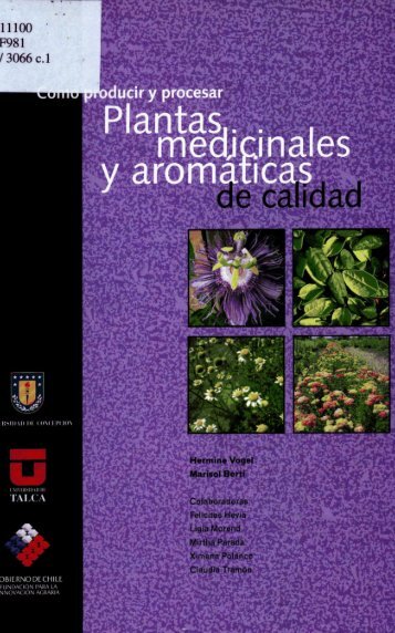 CÃ³mo producir y procesar plantas medicinales y aromÃ¡ticas de ...