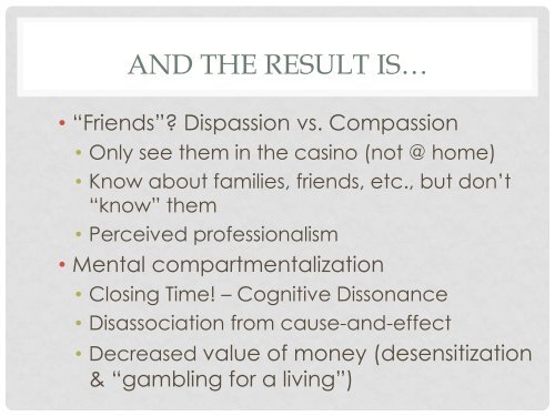 Problem & Pathological Gambling: Signs, Symptoms and Solutions