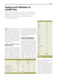 Capture and Utilisation of Landfill Gas - Columbia University