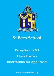 Informaton for Applicants_KS1 Rec - St Bees School