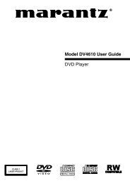Model DV4610 User Guide DVD Player - Mennegat Trading BV