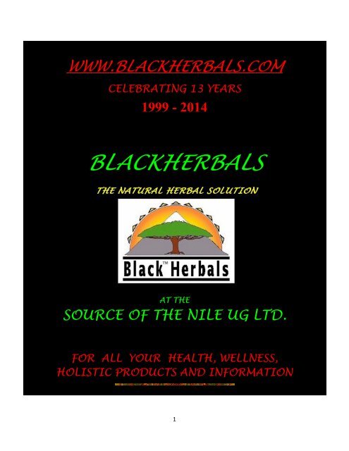 Health - Blackherbals.com