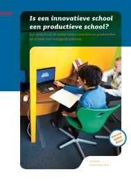 Download 'Is een innovatieve school een productieve ... - VO-raad