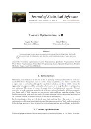 Convex Optimization in R