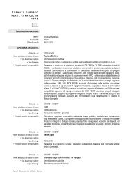 CV - Regione Lombardia