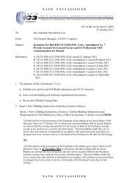 NATO UNCLASSIFIED NATO UNCLASSIFIED NC3A-BE/ACQ/ASG ...