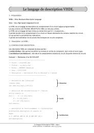 Le langage de description VHDL - Des ressources pour les STI ...