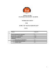 2. Tender Documents - NRHM Manipur
