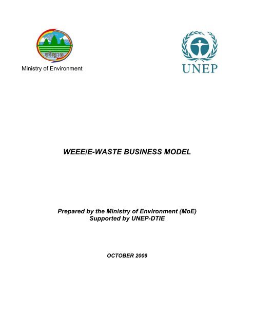 WEEE/E-waste Business Model - International Environmental ...