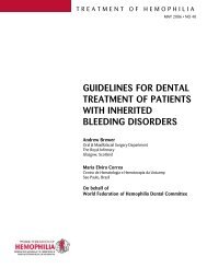 Guidelines for Dental Treatment of Patients with Inherited Bleeding ...