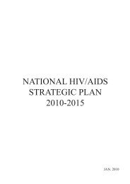 National HIV/AIDS Strategic Plan 2010-2015 - UNFPA Nigeria