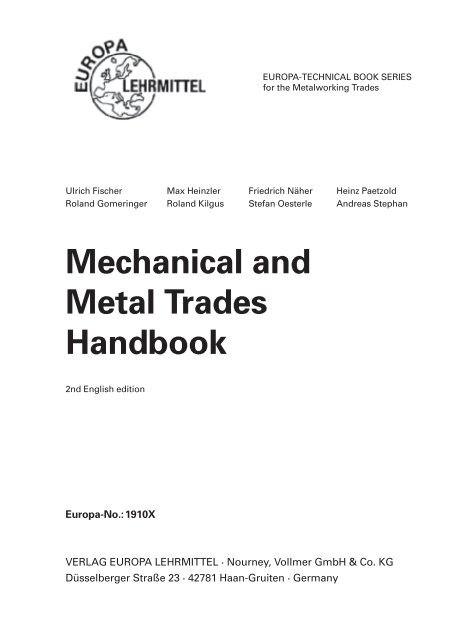 tabellenbuch metall english version full tabellenbuch metall english version full