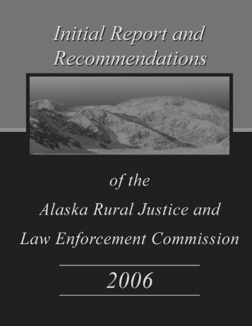 Initial Report and Recommendations - Alaska Department of Law