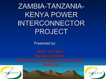 zambia-tanzania-kenya power interconnector project - Southern ...