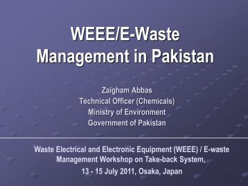 Types of E-Waste in Pakistan - GEC
