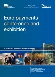 Euro payments conference and exhibition - EBAday