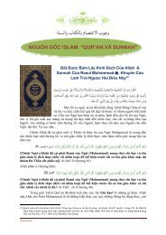 Bắt Buộc Bám Chặt Qur'an & Sunnah - Chân Lý Islam