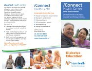 iConnect Diabetes Education Patient Brochure: New Westminster