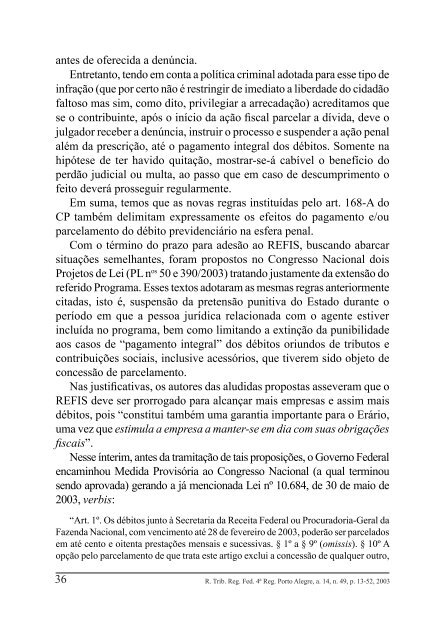 QUARTA REGIÃO - Tribunal Regional Federal da 4ª Região