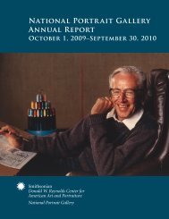 National Portrait Gallery Annual Report