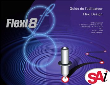 Guide de l'utilisateur Flexi Design - accueil