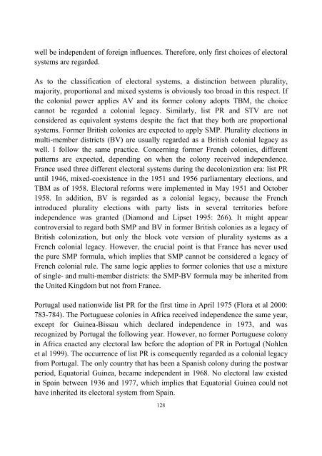 Contextual Determinants of Electoral System Choice - Ãbo Akademi