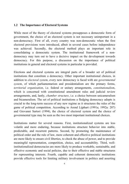Contextual Determinants of Electoral System Choice - Ãbo Akademi