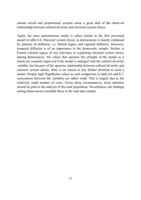 Contextual Determinants of Electoral System Choice - Ãbo Akademi