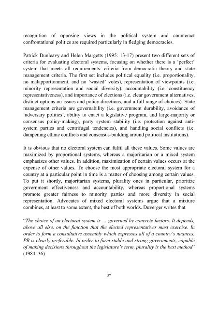 Contextual Determinants of Electoral System Choice - Ãbo Akademi