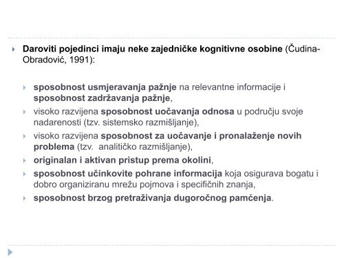 Osobine darovite djece