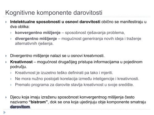 Osobine darovite djece