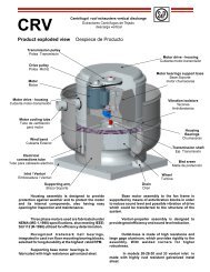 Product exploded view Despiece de Producto