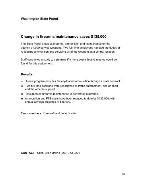 Governing for Results 2 - Washington State Digital Archives