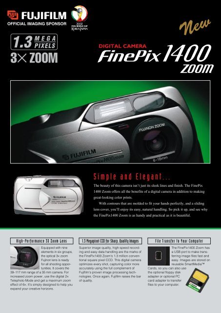 FinePix 1400 Zoom Brochure