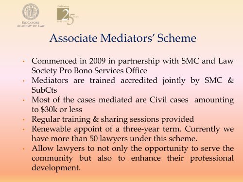 Mediation - Leslie Chew - Singapore Academy of Law