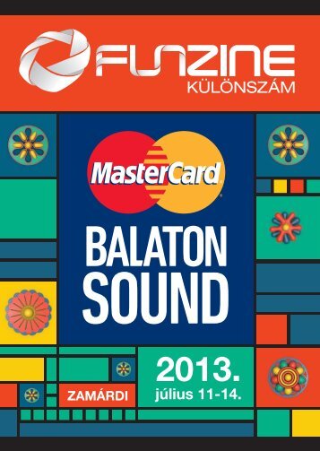 A Funzine - MasterCard Balaton Sound kÃ¼lÃ¶nszÃ¡m letÃ¶ltÃ©se - Sziget