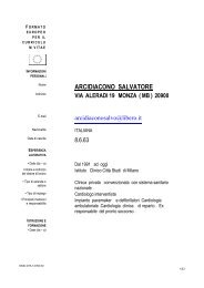 arcidiacono salvatore - Istituto Clinico CittÃ  Studi SPA | MILANO