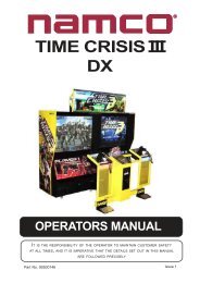 Time Crisis 3 DX Manual - Namco