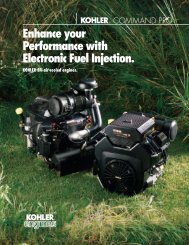 KOHLER® EFI Engines - Dynamic Business Motors