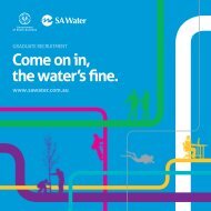 Graduate Program Brochure - SA Water